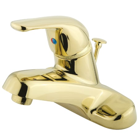 Kingston Brass 4" Centerset Bathroom Faucet, Polished Brass GKB542B